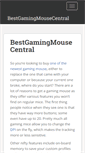 Mobile Screenshot of bestgamingmousecentral.com